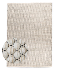 Tapis en laine - Huldra ivoire - overzicht