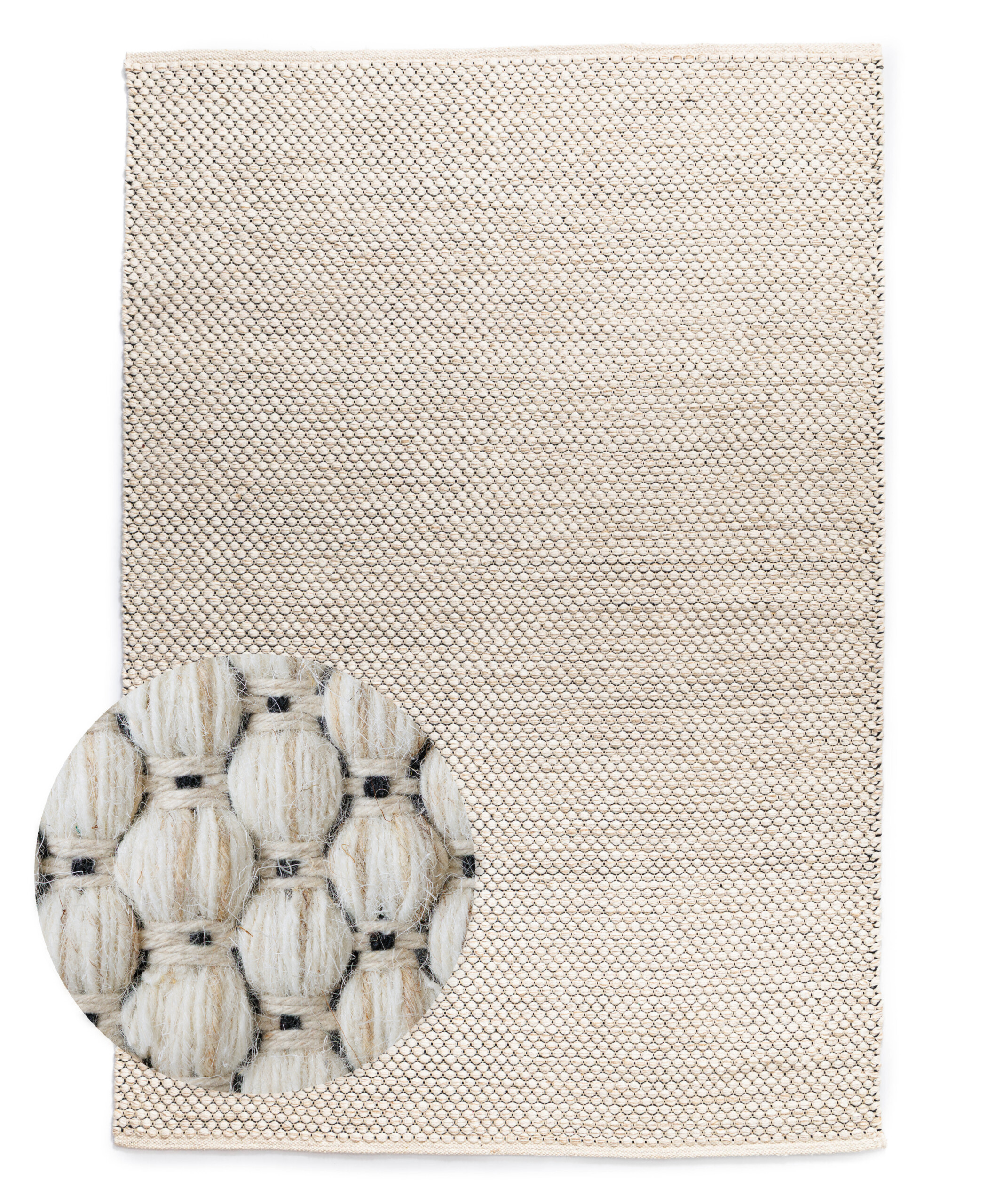 Tapis en laine - Huldra ivoire - overzicht Tapis en laine - Huldra ivoire - overzicht
