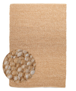 Tapis en laine - Silvull cognac - overzicht