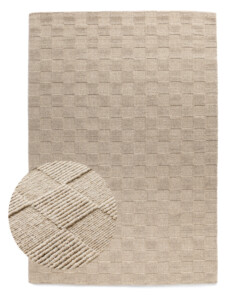 Tapis en laine - Tavle beige - overzicht