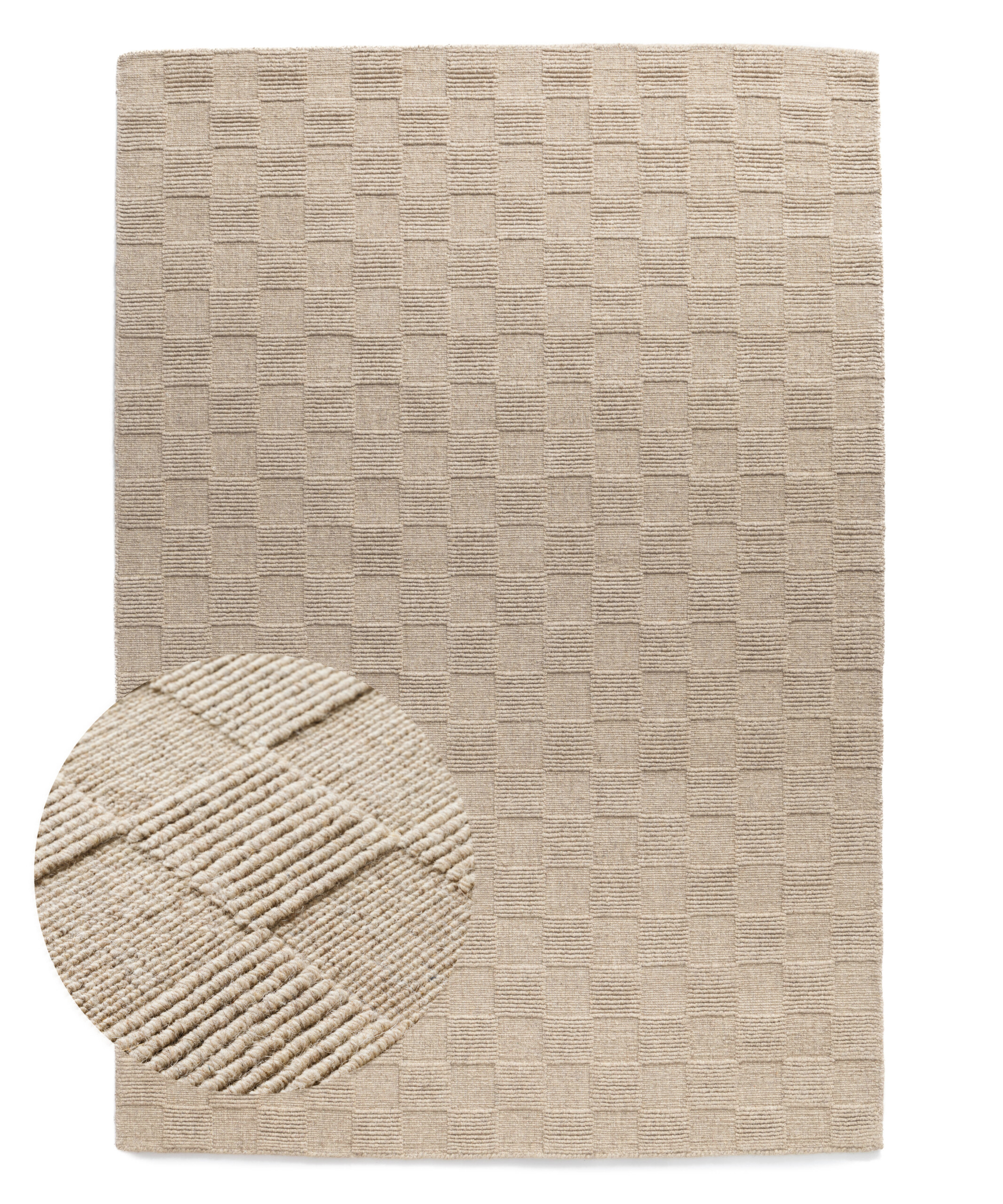 Tapis en laine - Tavle beige - overzicht Tapis en laine - Tavle beige - overzicht