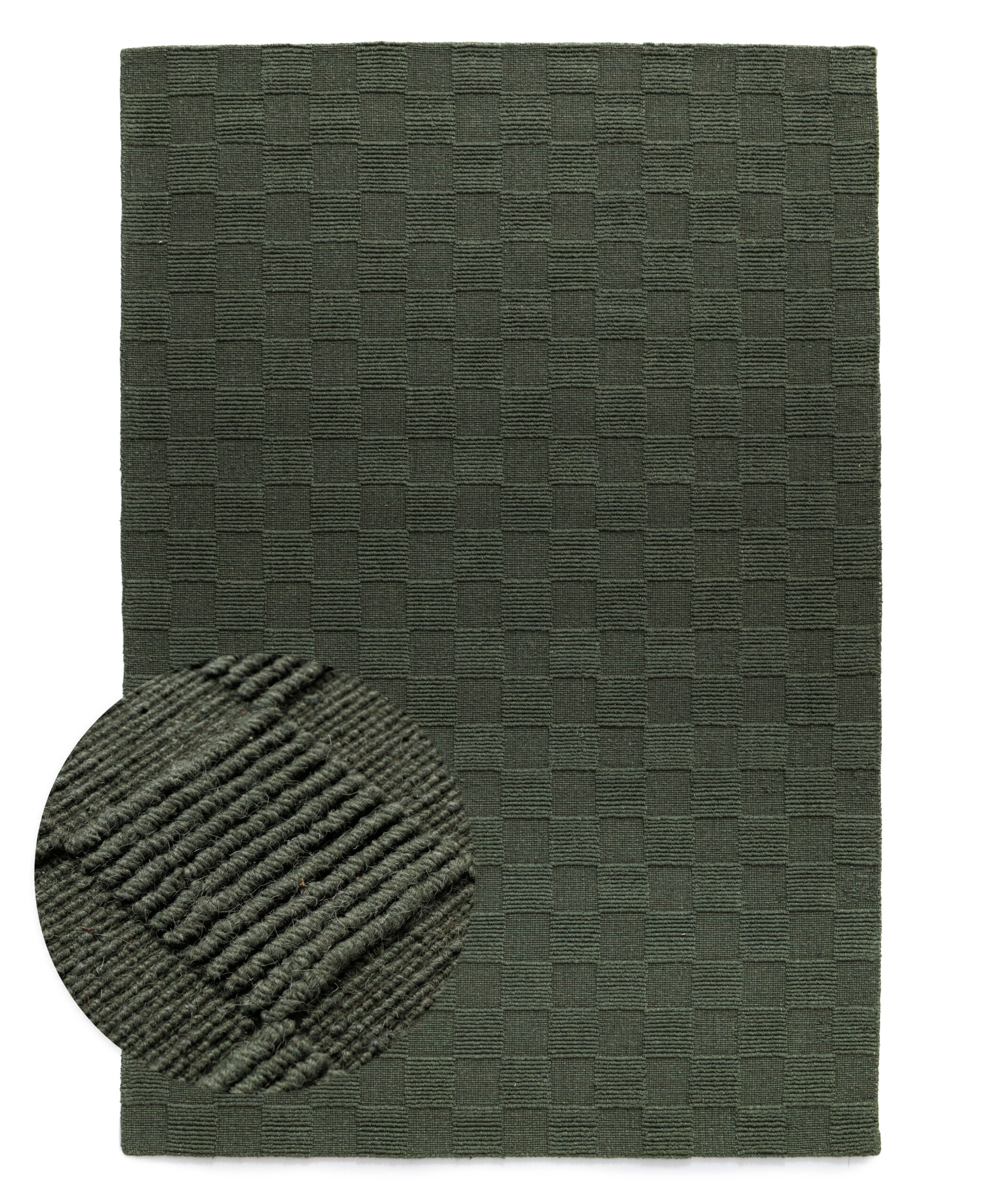 Tapis en laine - Tavle vert - overzicht Tapis en laine - Tavle vert - overzicht