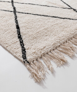 Tapis de bain - Ayla ivoire - close up