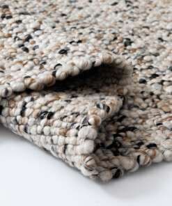 Tapis en laine - Bergull ivoire/gris - close up, thumbnail Tapis en laine - Bergull ivoire/gris - close up, thumbnail