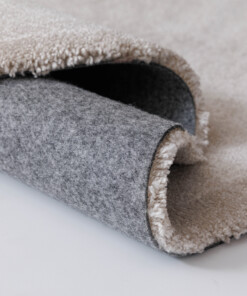 Tapis rond lavable - Clean Prestige beige - close up, thumbnail