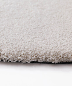 Tapis rond lavable - Clean Prestige crème - close up, thumbnail
