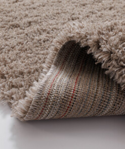 Tapis de couloir poils longs - Shaggy Confort beige - close up, thumbnail Tapis de couloir poils longs - Shaggy Confort beige - close up, thumbnail