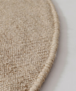 Tapis rond en laine - Grund beige - close up