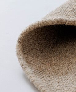 Tapis rond en laine - Grund beige - close up, thumbnail Tapis rond en laine - Grund beige - close up, thumbnail