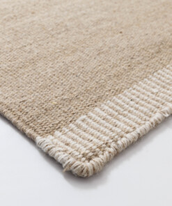 Tapis en laine - Grund beige - close up