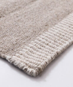 Tapis en laine - Grund gris - close up