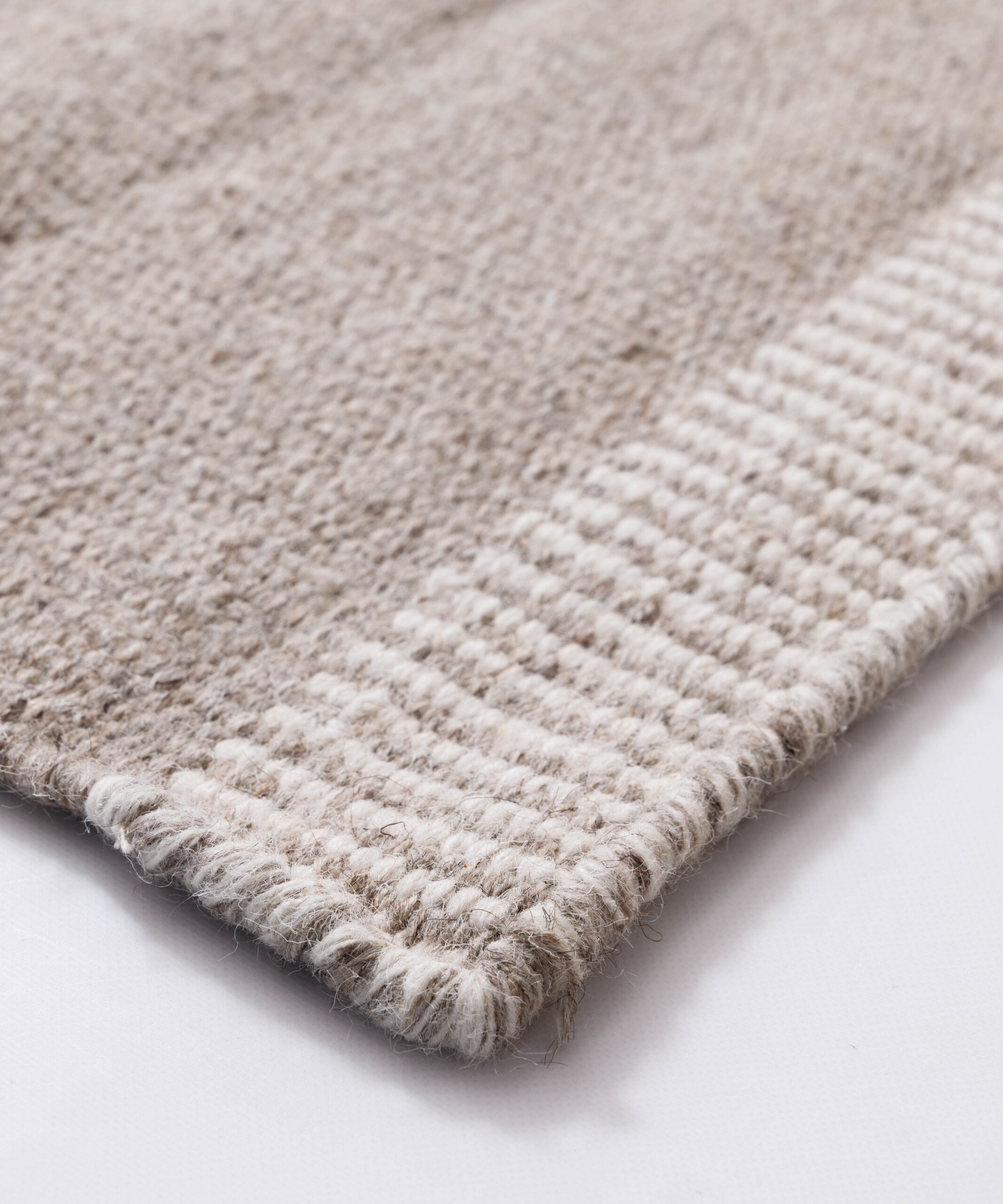 Tapis en laine - Grund gris - close up Tapis en laine - Grund gris - close up