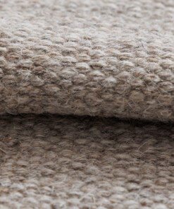 Tapis rond en laine - Grund gris - close up, thumbnail Tapis rond en laine - Grund gris - close up, thumbnail