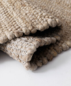 Tapis laine - Heimur beige/naturel - close up, thumbnail