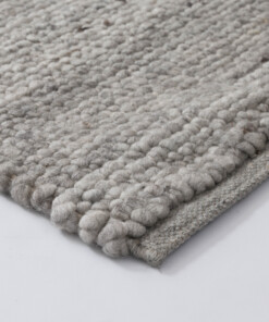 Tapis en laine - Heimur gris/naturel - close up, thumbnail Tapis en laine - Heimur gris/naturel - close up, thumbnail