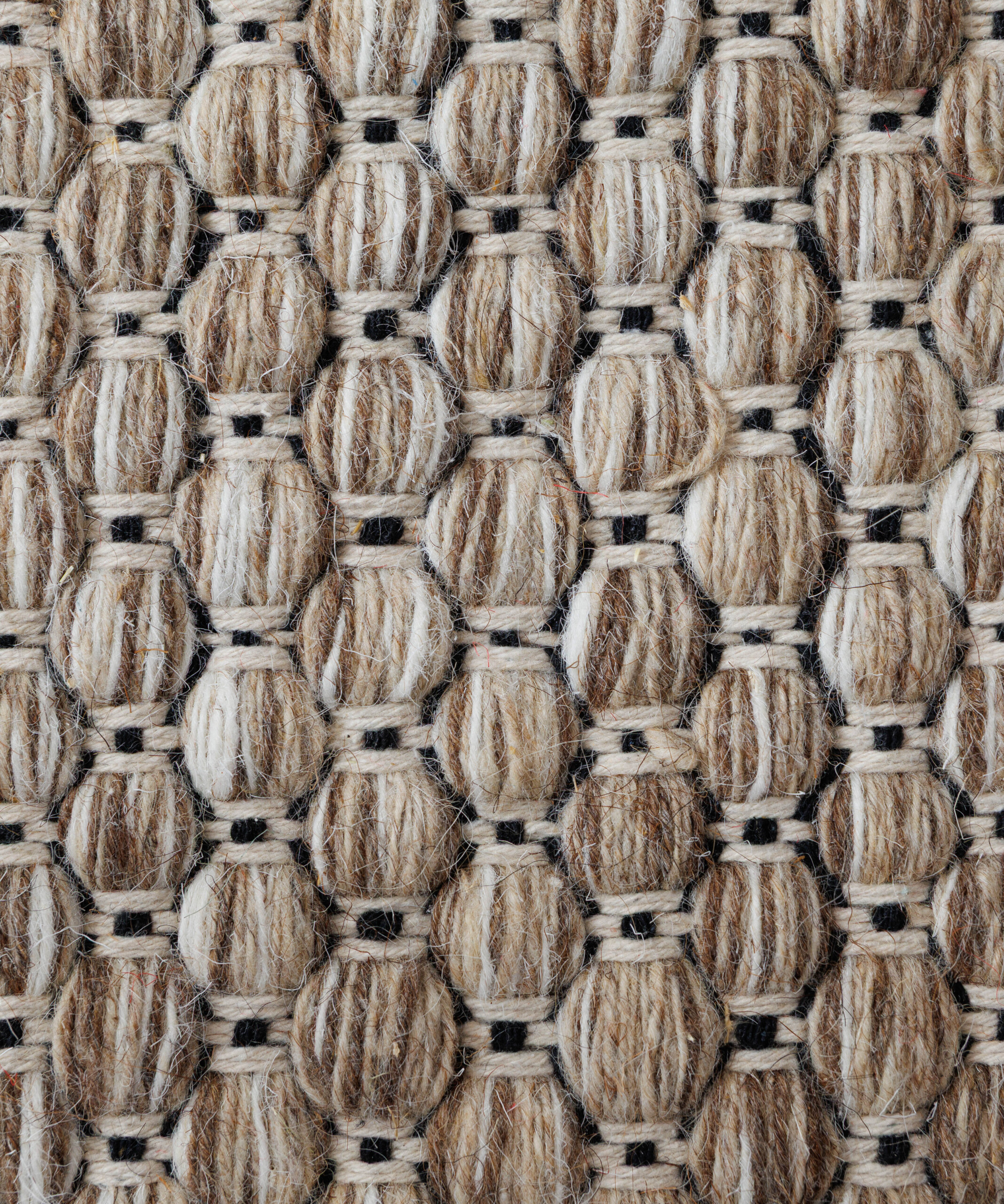 Tapis laine - Huldra beige - close up Tapis laine - Huldra beige - close up
