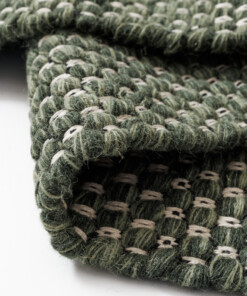 Tapis en laine - Huldra vert - close up, thumbnail Tapis en laine - Huldra vert - close up, thumbnail