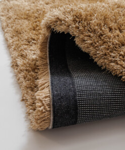 Tapis Shaggy - Meadow beige - close up, thumbnail