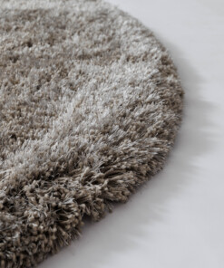 Tapis Shaggy Rond - Meadow gris - close up, thumbnail Tapis Shaggy Rond - Meadow gris - close up, thumbnail