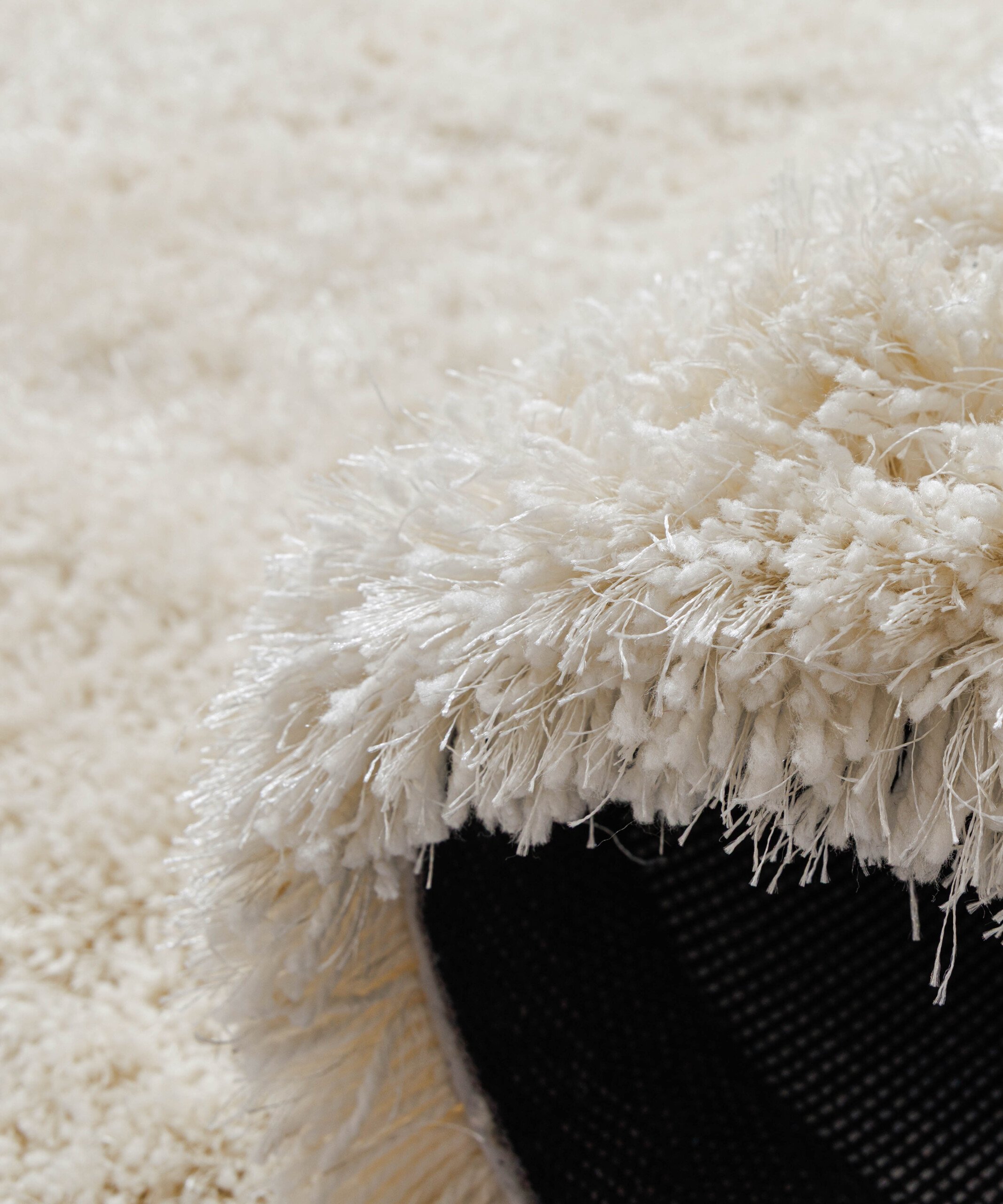 Tapis Shaggy - Meadow Crème - close up Tapis Shaggy - Meadow Crème - close up
