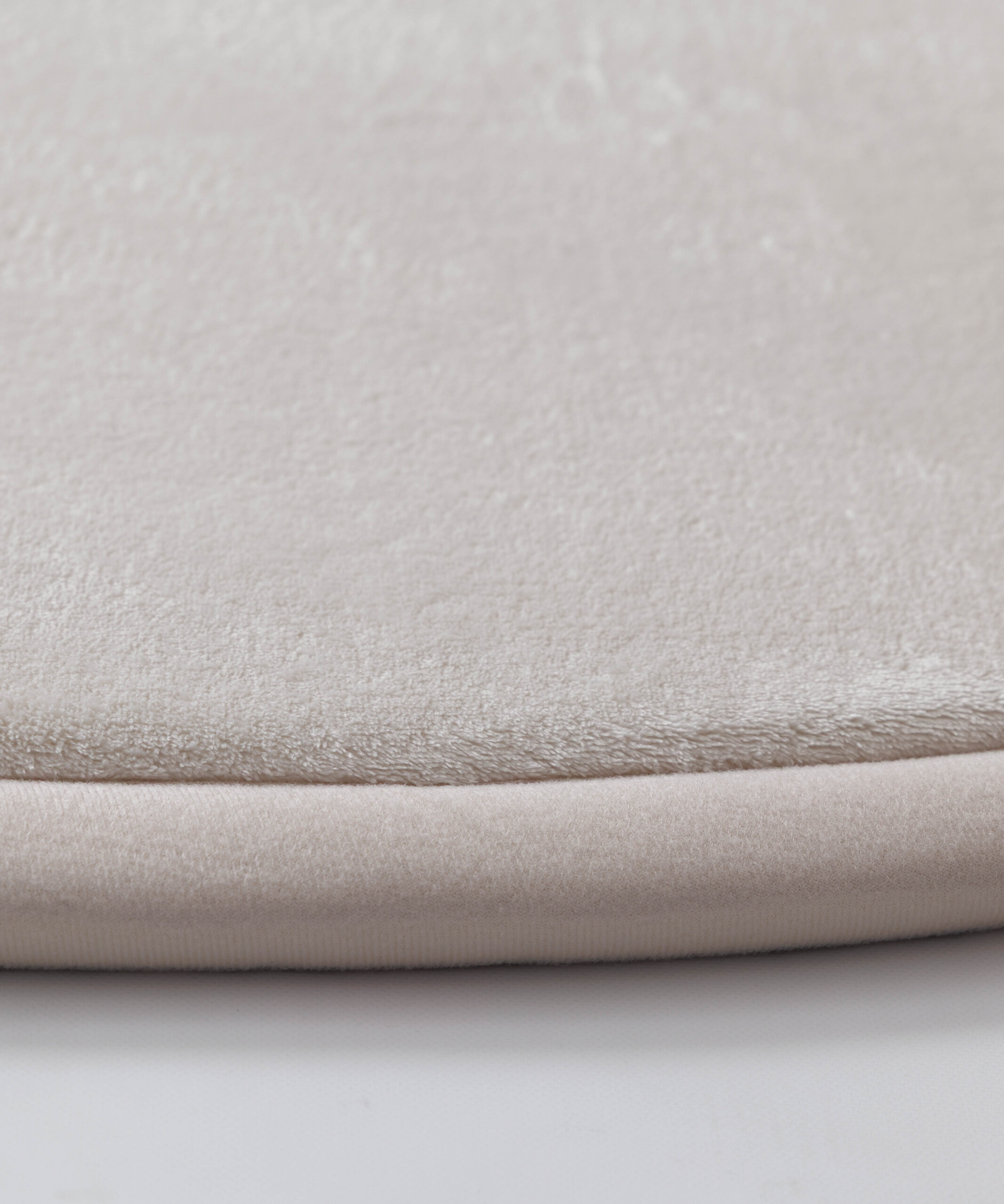 Tapis de jeu rond - Pluffy crème - close up Tapis de jeu rond - Pluffy crème - close up