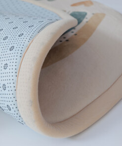 Tapis de jeu rond - Pluffy Heart crème/multi - close up
