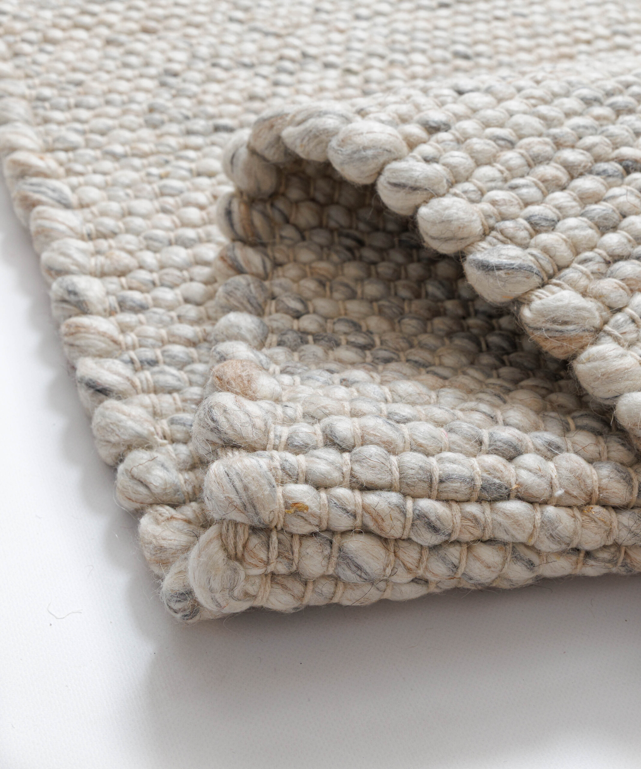 Tapis en laine - Silvull beige - close up Tapis en laine - Silvull beige - close up
