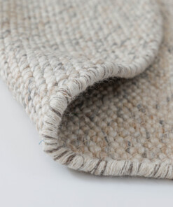 Tapis rond en laine - Silvull beige - close up, thumbnail Tapis rond en laine - Silvull beige - close up, thumbnail