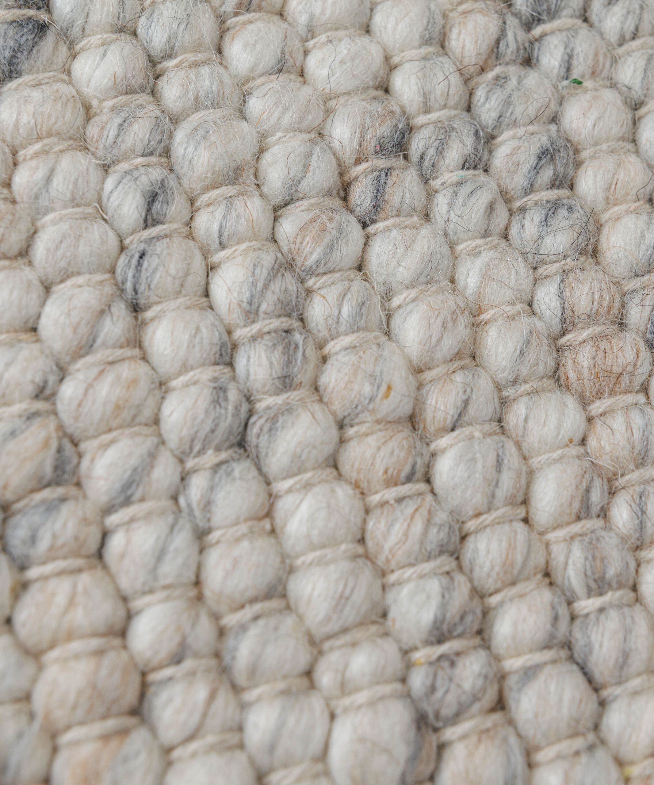 Tapis en laine - Silvull beige - close up Tapis en laine - Silvull beige - close up