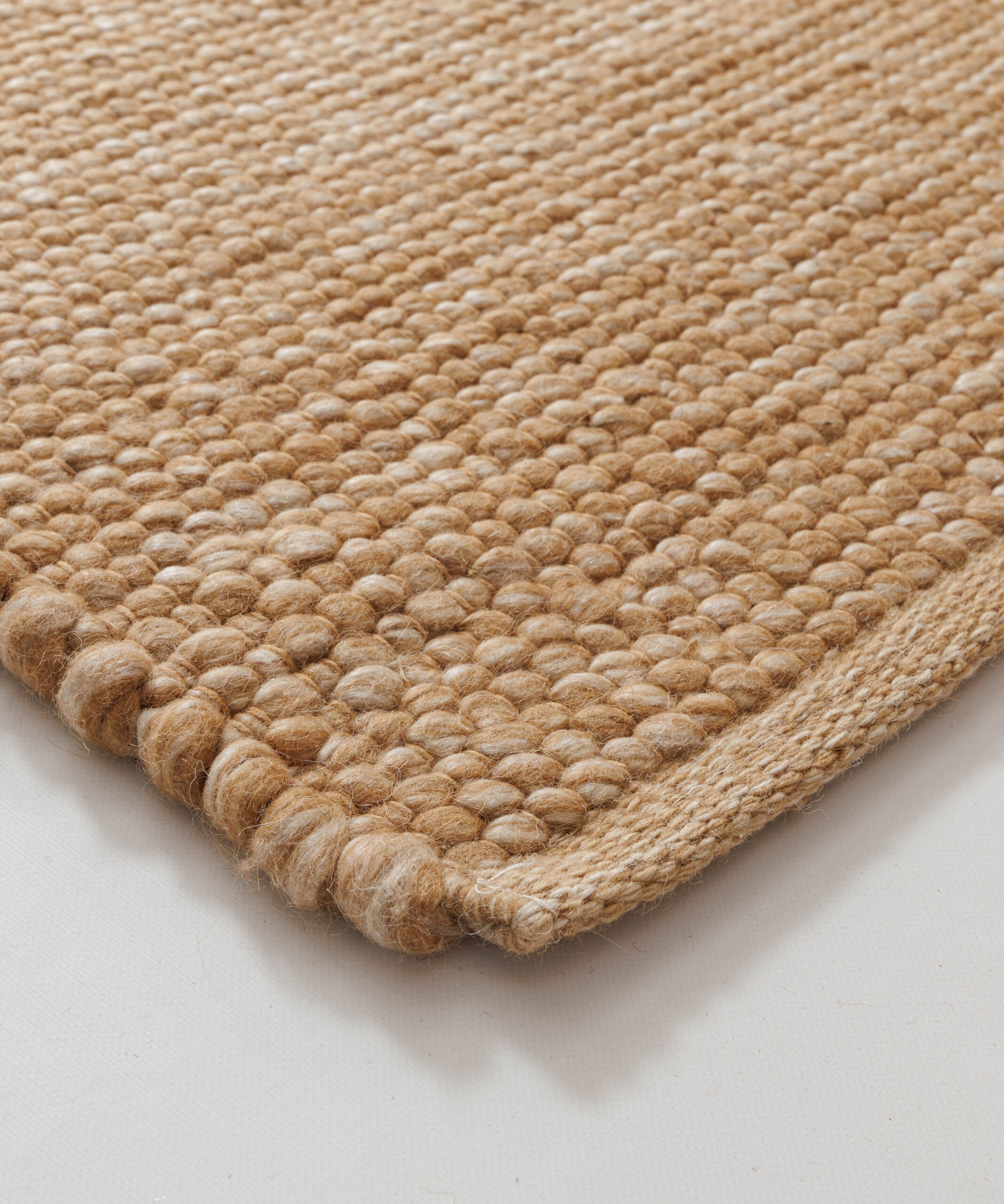 Tapis en laine - Silvull cognac - close up Tapis en laine - Silvull cognac - close up