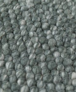 Tapis rond en laine - Silvull vert - close up, thumbnail Tapis rond en laine - Silvull vert - close up, thumbnail