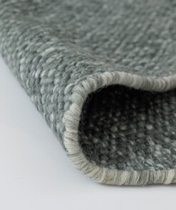 Tapis rond en laine - Silvull vert - close up, thumbnail Tapis rond en laine - Silvull vert - close up, thumbnail