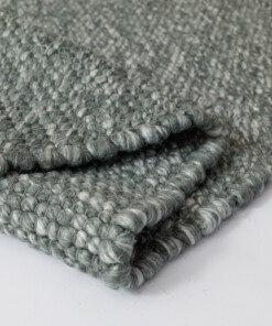 Tapis en laine - Silvull vert - close up, thumbnail Tapis en laine - Silvull vert - close up, thumbnail