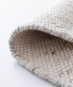 Tapis rond en laine - Silvull ivoire - close up, thumbnail Tapis rond en laine - Silvull ivoire - close up, thumbnail