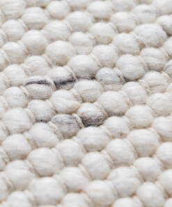 Tapis rond en laine - Silvull ivoire - close up, thumbnail Tapis rond en laine - Silvull ivoire - close up, thumbnail