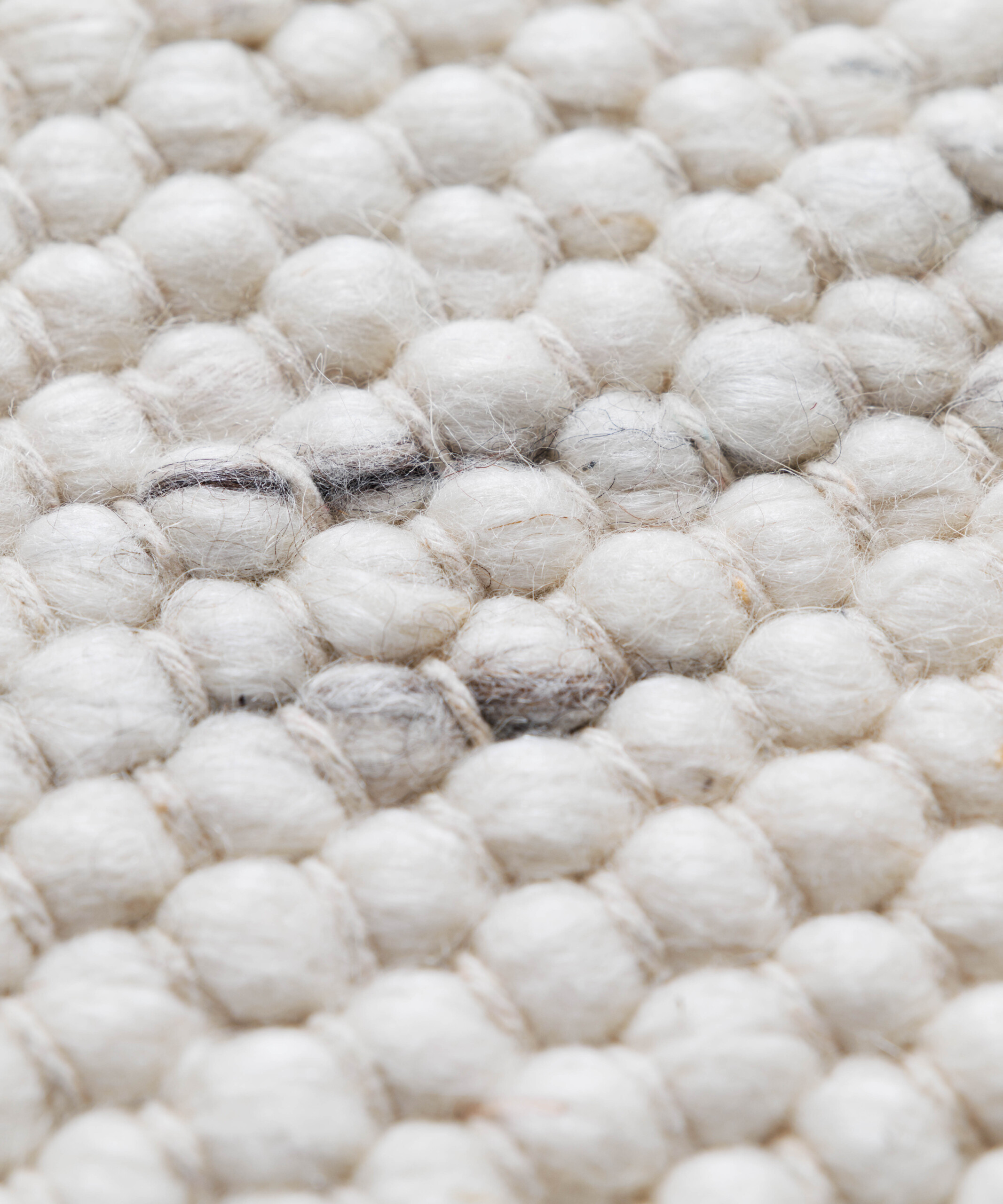 Tapis rond en laine - Silvull ivoire - close up Tapis rond en laine - Silvull ivoire - close up