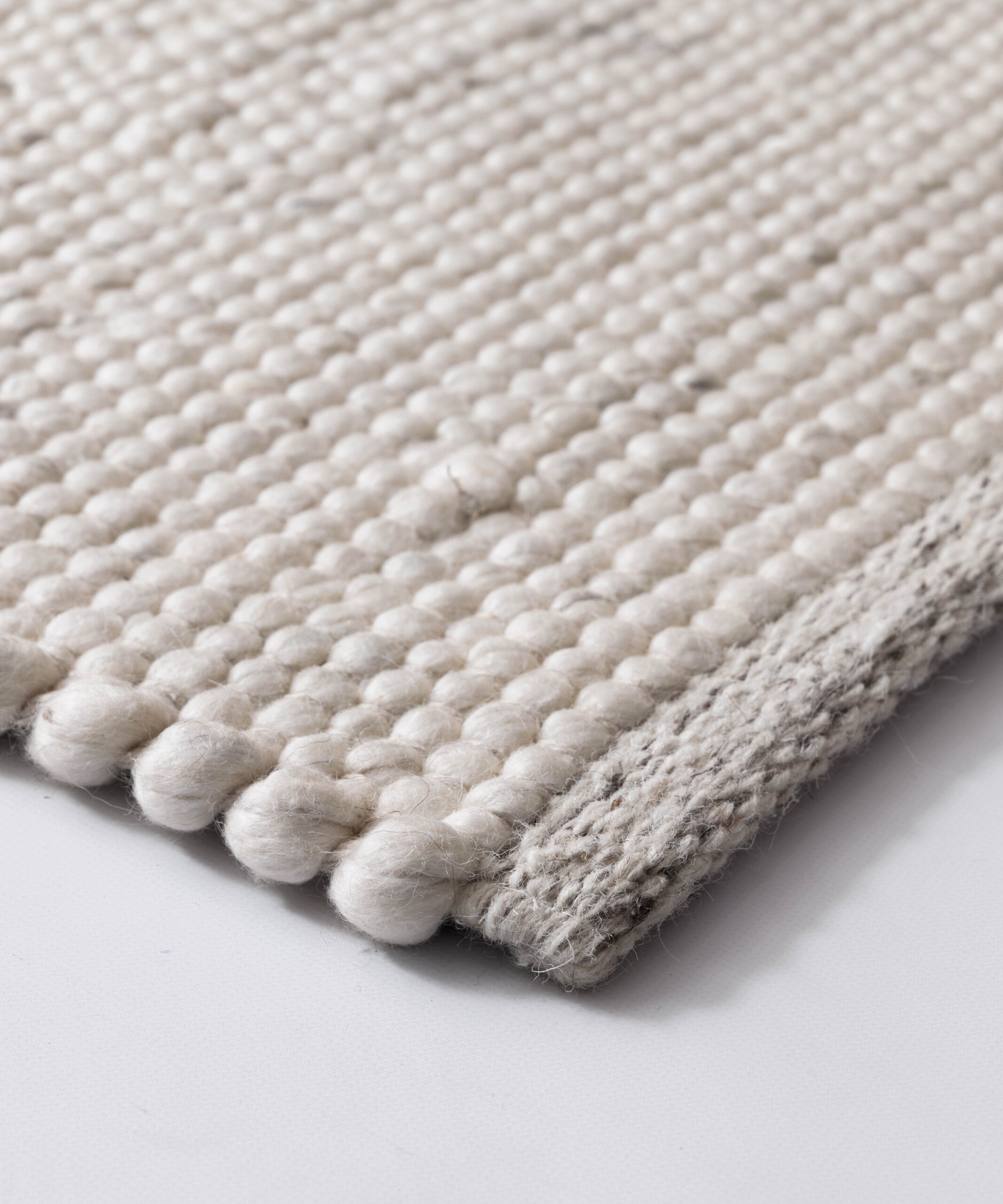 Tapis en laine - Silvull ivoire - close up Tapis en laine - Silvull ivoire - close up