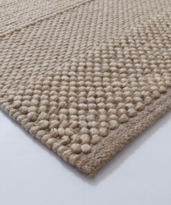 Tapis laine - Skift beige - close up, thumbnail