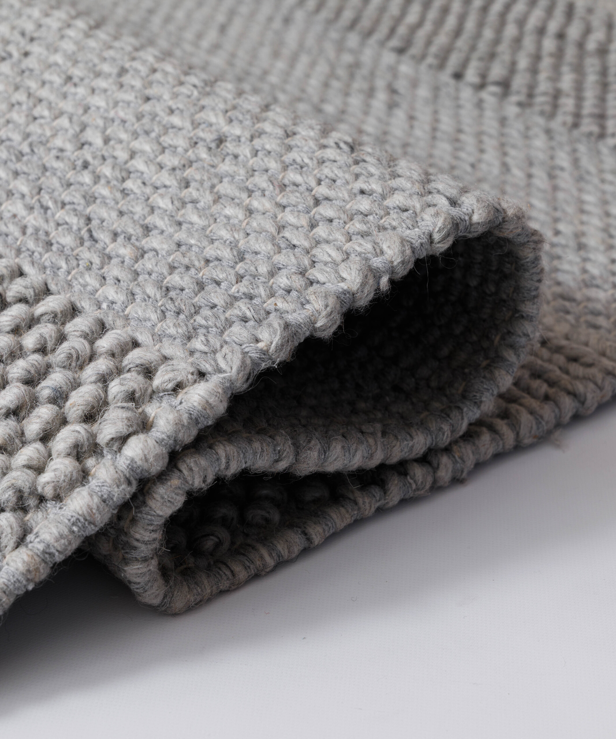 Tapis en laine - Skift gris - close up Tapis en laine - Skift gris - close up