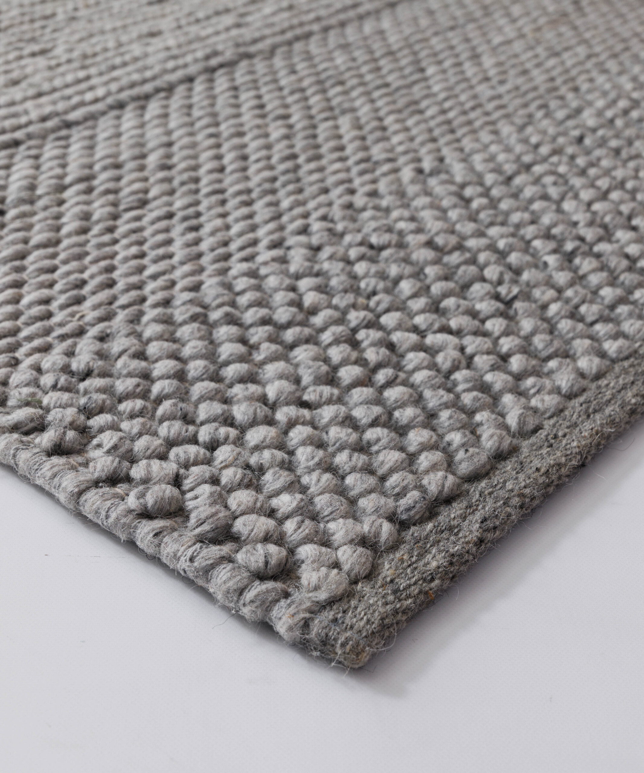Tapis en laine - Skift gris - close up Tapis en laine - Skift gris - close up