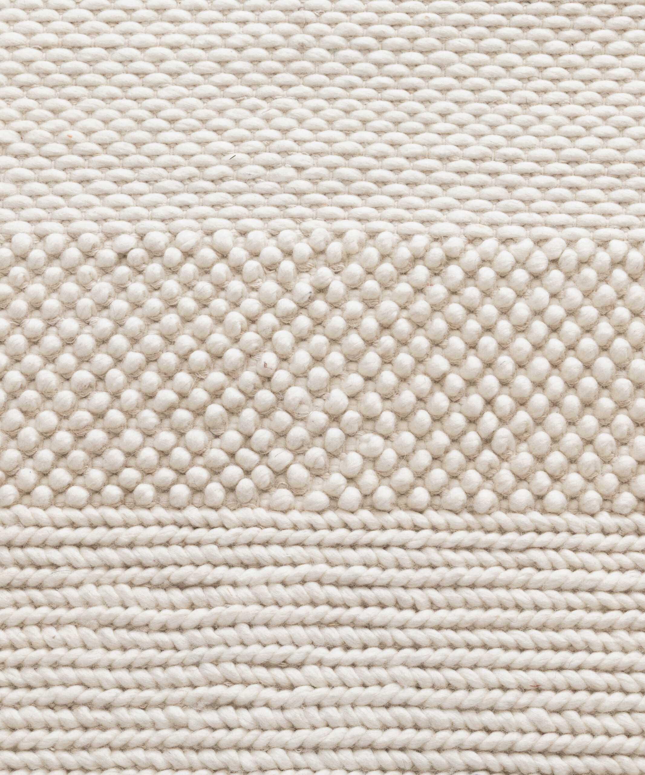 Tapis en laine - Skift ivoire - close up Tapis en laine - Skift ivoire - close up