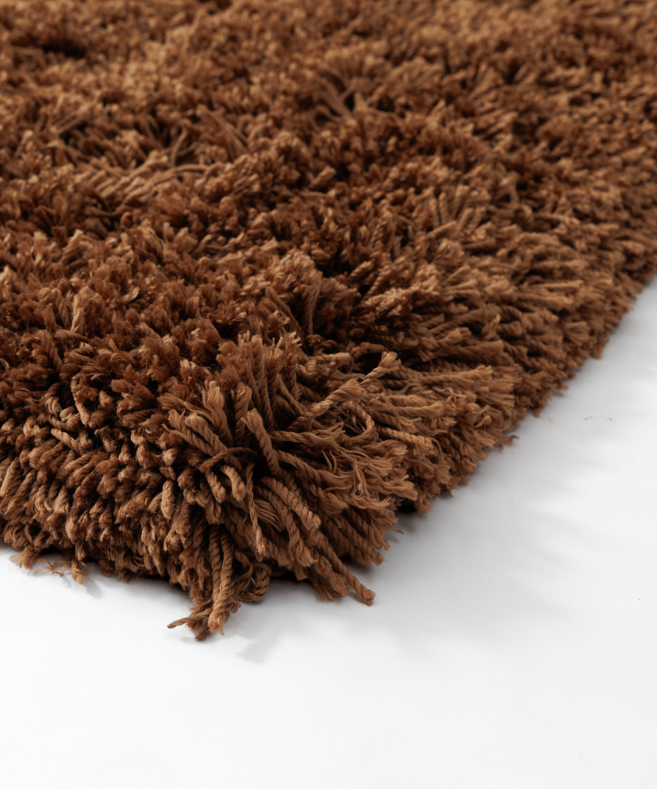 Tapis shaggy - Sveve cognac - close up Tapis shaggy - Sveve cognac - close up