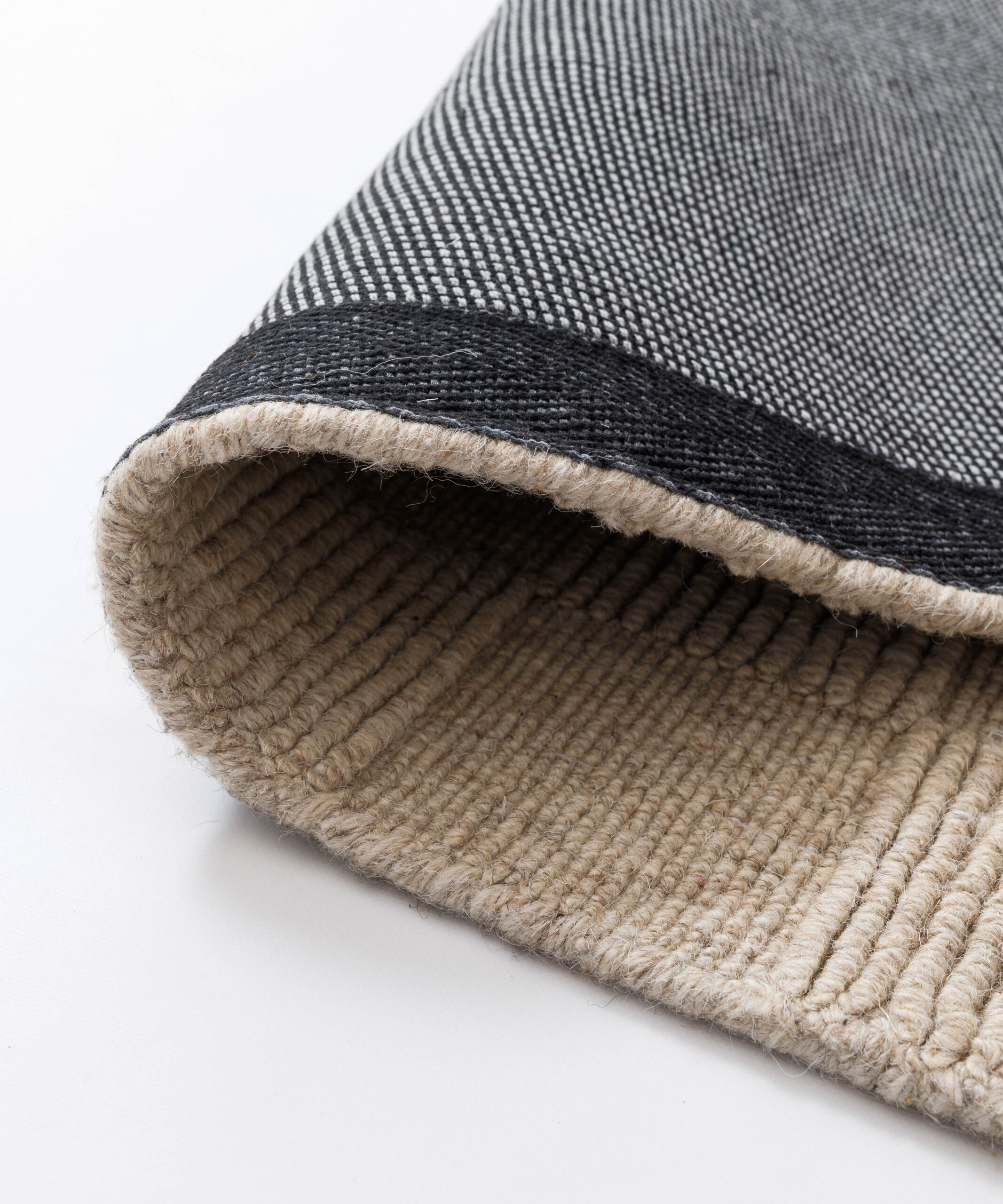 Tapis en laine - Tavle beige - close up Tapis en laine - Tavle beige - close up