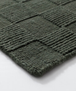 Tapis en laine - Tavle vert - close up, thumbnail Tapis en laine - Tavle vert - close up, thumbnail