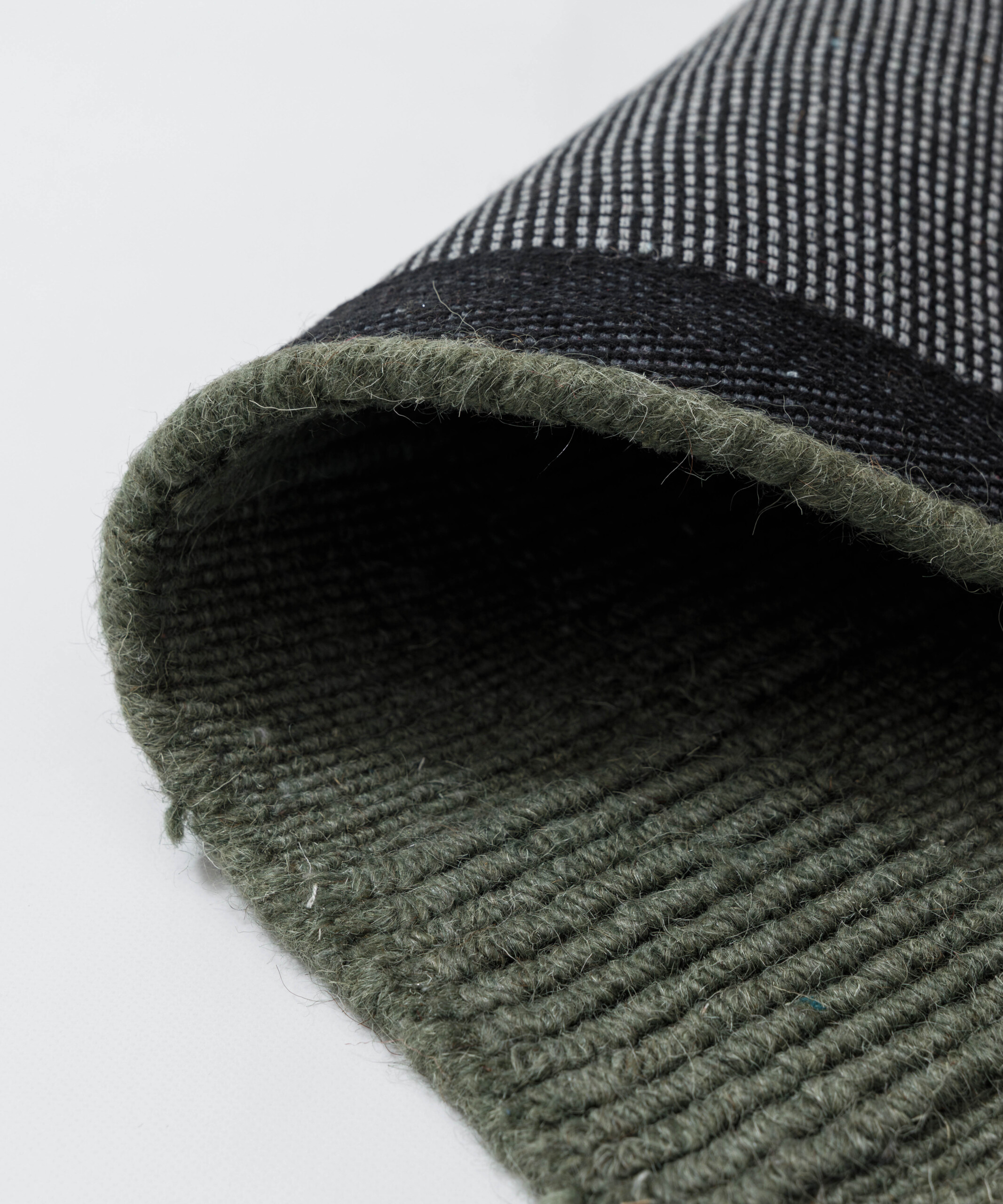 Tapis en laine - Tavle vert - close up Tapis en laine - Tavle vert - close up