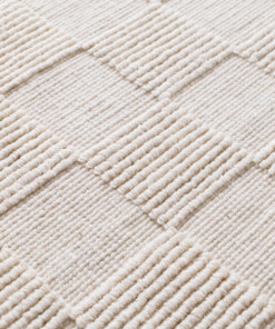 Tapis en laine - Tavle ivoire - close up, thumbnail Tapis en laine - Tavle ivoire - close up, thumbnail