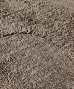 Tapis organique - Tjørne Mose taupe - close up, thumbnail Tapis organique - Tjørne Mose taupe - close up, thumbnail