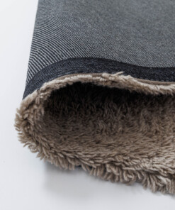 Tapis design - Tjørne Elv taupe - close up, thumbnail Tapis design - Tjørne Elv taupe - close up, thumbnail