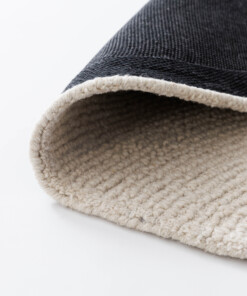 Tapis rond en laine - Tvist ivoire - close up, thumbnail Tapis rond en laine - Tvist ivoire - close up, thumbnail