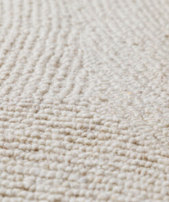 Tapis rond en laine - Tvist ivoire - close up, thumbnail Tapis rond en laine - Tvist ivoire - close up, thumbnail